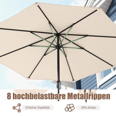 Lauko skėtis, Ø260 cm 5