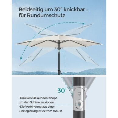 Lauko skėtis, Ø330 cm 4 Lauko skėtis, Ø330 cm 4