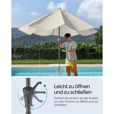 Lauko skėtis, Ø330 cm 2 Lauko skėtis, Ø330 cm 2