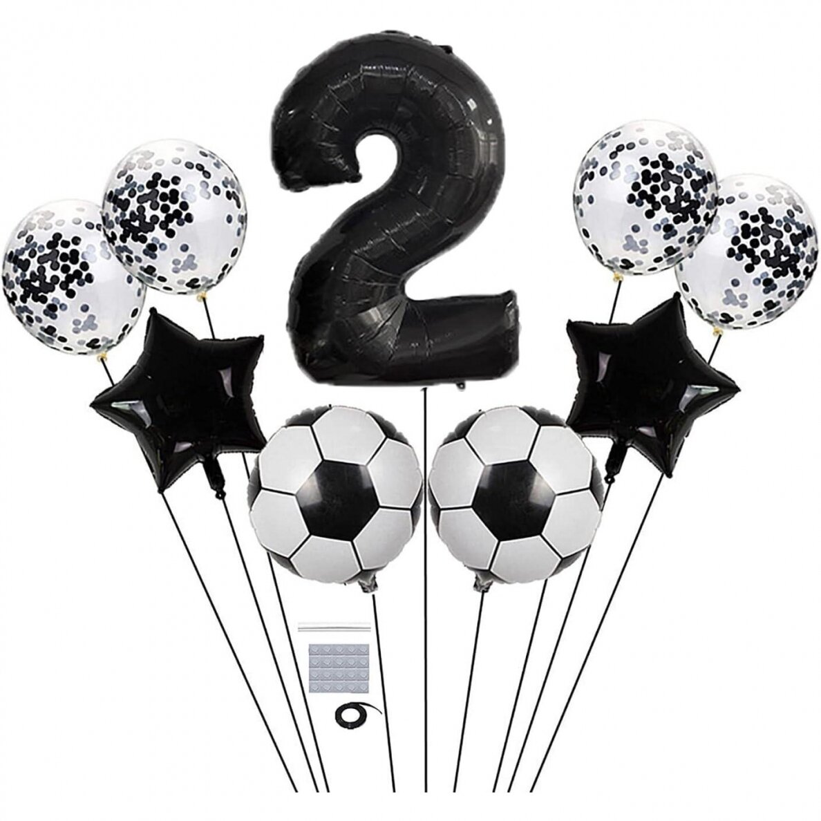 COOL 2 PARTY folinis balionas futbolo kamuolys, Ø 60 cm 1