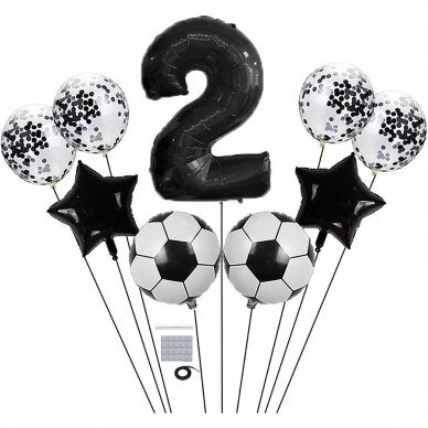 COOL 2 PARTY folinis balionas futbolo kamuolys, Ø 60 cm 1