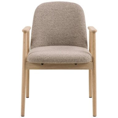 LIVETASTIC Bouclé audinio valgomojo kėdės, 2 vnt