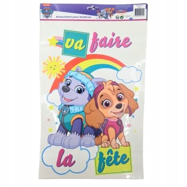 PAW PATROL lipdukas su personažais