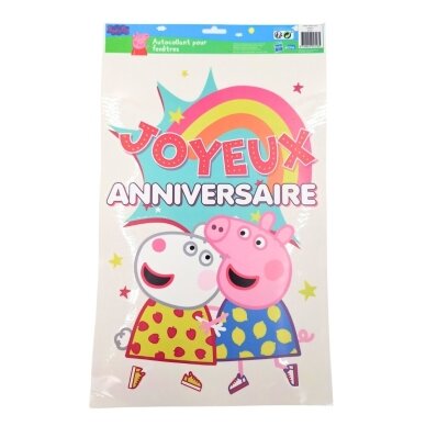 PEPPA PIG lipdukas su personažais PEPPA PIG lipdukas su personažais