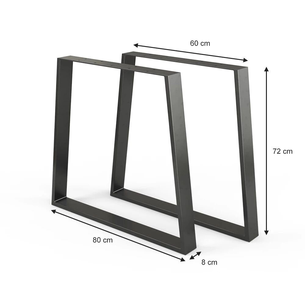 Metalinės stalo kojos 72 cm, 2 vnt 5 Metalinės stalo kojos 72 cm, 2 vnt 5