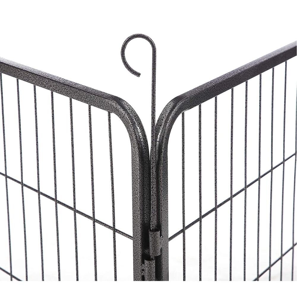 Metalinis aptvaras gyvūnams, 70 x 122 x 80 cm 3