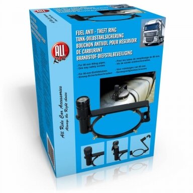 ALL RIDE kuro bako apsauga nuo vagystės, Ø80 mm bakui ALL RIDE kuro bako apsauga nuo vagystės, Ø80 mm bakui