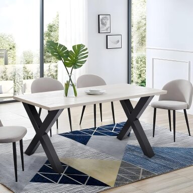 Metalinės stalo kojos 72 cm, 2 vnt