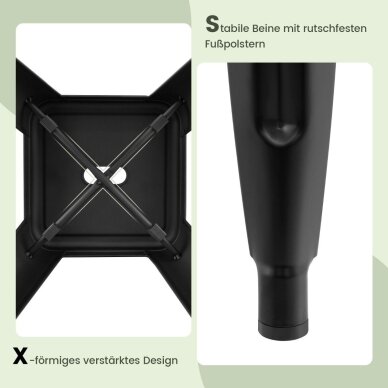 Industrinio stiliaus metalinės baro kėdės, 4 vnt 5