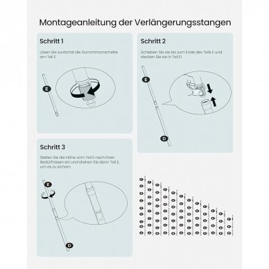 Metalinė 4 pakopų teleskopinė dušo lentyna 4