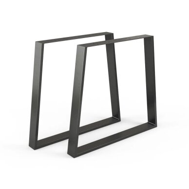 Metalinės stalo kojos 72 cm, 2 vnt