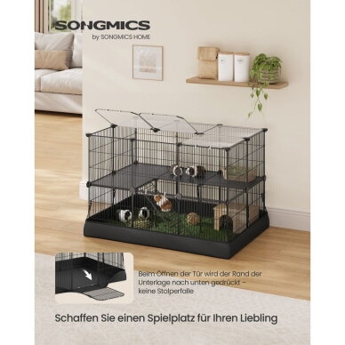 Metalinis aptvaras su neperšlampamu pagrindu, 93 x 63 x 61,5 cm 1
