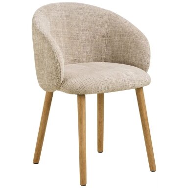 MID.YOU modernios šenilinio audinio valgomojo kėdės, 2 vnt MID.YOU modernios šenilinio audinio valgomojo kėdės, 2 vnt