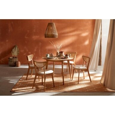 LIVETASTIC Boho stiliaus valgomojo kėdės, 2 vnt