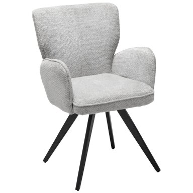 MID.YOU modernios tekstilinės valgomojo kėdės, 2 vnt