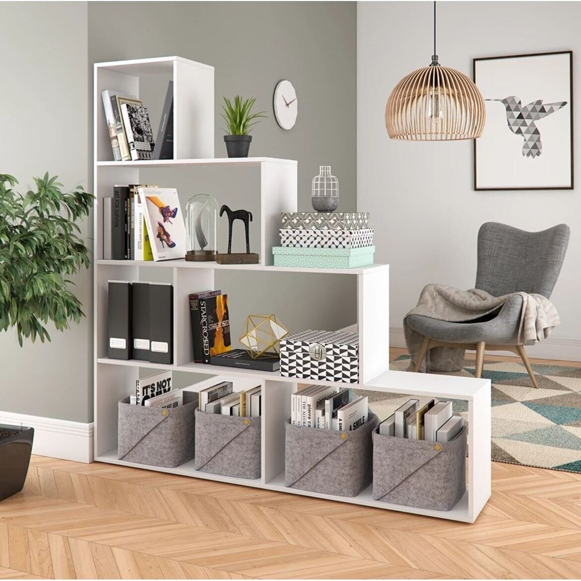 Moderni pastatoma lentyna TREPPENREGAL 1