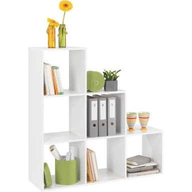 CARRYHOME pastatoma 6 skyrių lentyna