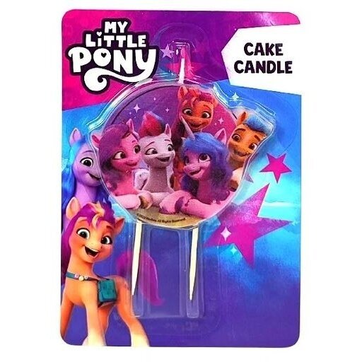 "My Little Pony" gimtadienio torto žvakutė "My Little Pony" gimtadienio torto žvakutė