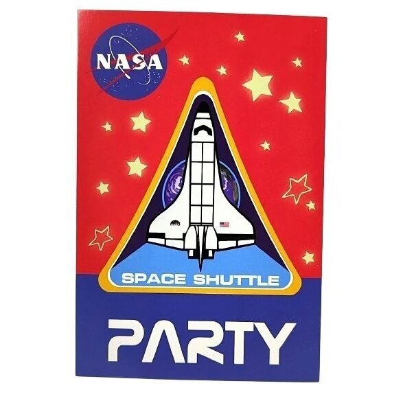 ''Nasa'' gimtadienio kvietimai su vokais, 5 vnt ''Nasa'' gimtadienio kvietimai su vokais, 5 vnt
