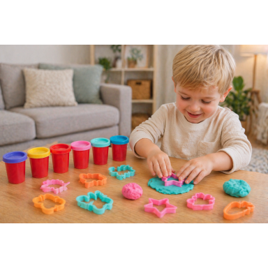 OKIDOKI DOUGH Modelino rinkinys kuprinėje
