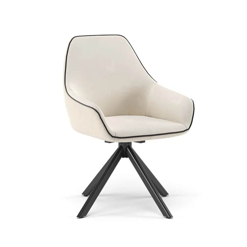 Aksominė valgomojo kėdė ELEGANZA, besisukanti 180° Aksominė valgomojo kėdė ELEGANZA, besisukanti 180°