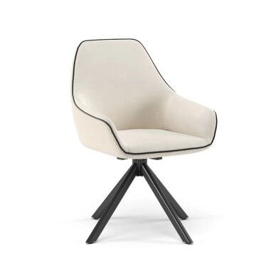 Aksominė valgomojo kėdė ELEGANZA, besisukanti 180° Aksominė valgomojo kėdė ELEGANZA, besisukanti 180°