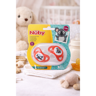 NUBY čiulptukas, 6-36 mėn. 2 vnt 1 NUBY čiulptukas, 6-36 mėn. 2 vnt 1