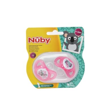 NUBY čiulptukas, 6-36 mėn. 2 vnt NUBY čiulptukas, 6-36 mėn. 2 vnt