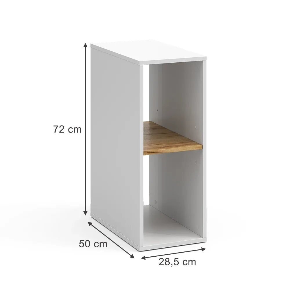 Pastatoma 2 skyrių lentyna TOMY 5 Pastatoma 2 skyrių lentyna TOMY 5
