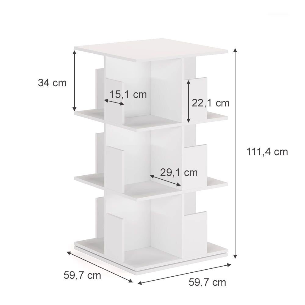 Pastatoma 360° besisukanti lentyna ALFA 6 Pastatoma 360° besisukanti lentyna ALFA 6