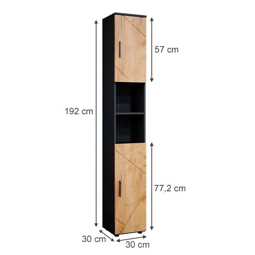 Pastatoma aukšta dvidurė spintelė IRMA 6