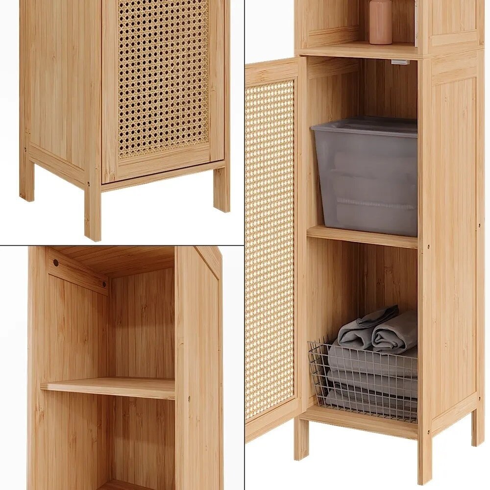 Pastatoma aukšta Boho stiliaus spintelė LIORA 4