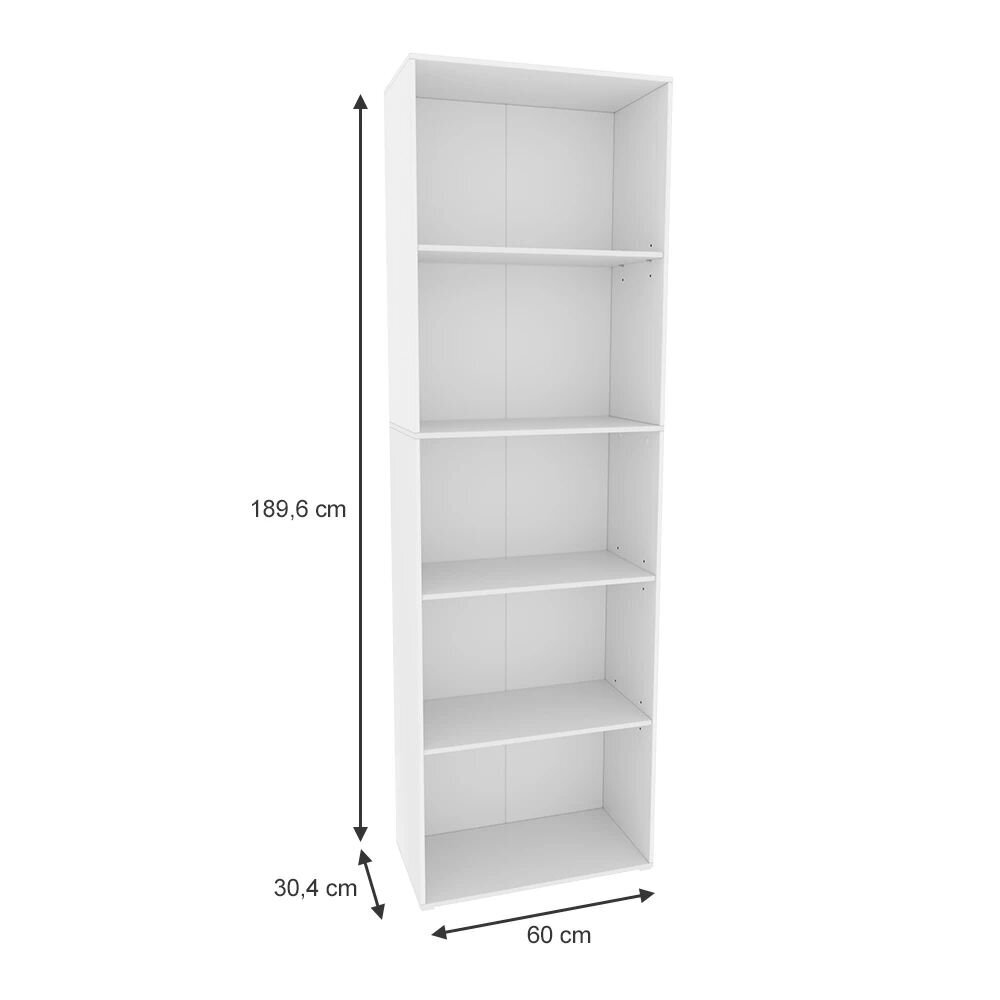 Pastatoma 5 skyrių lentyna BOB XXL 6 Pastatoma 5 skyrių lentyna BOB XXL 6