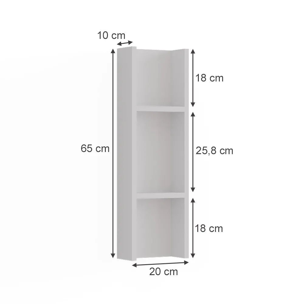 Pastatoma siaura lentynėlė SHERRY 6