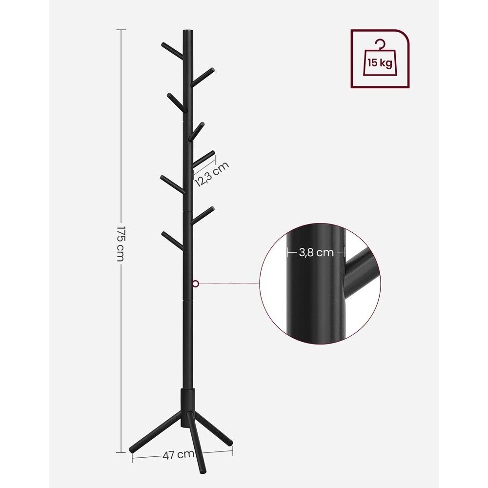 Pastatoma medinė drabužių kabykla 5