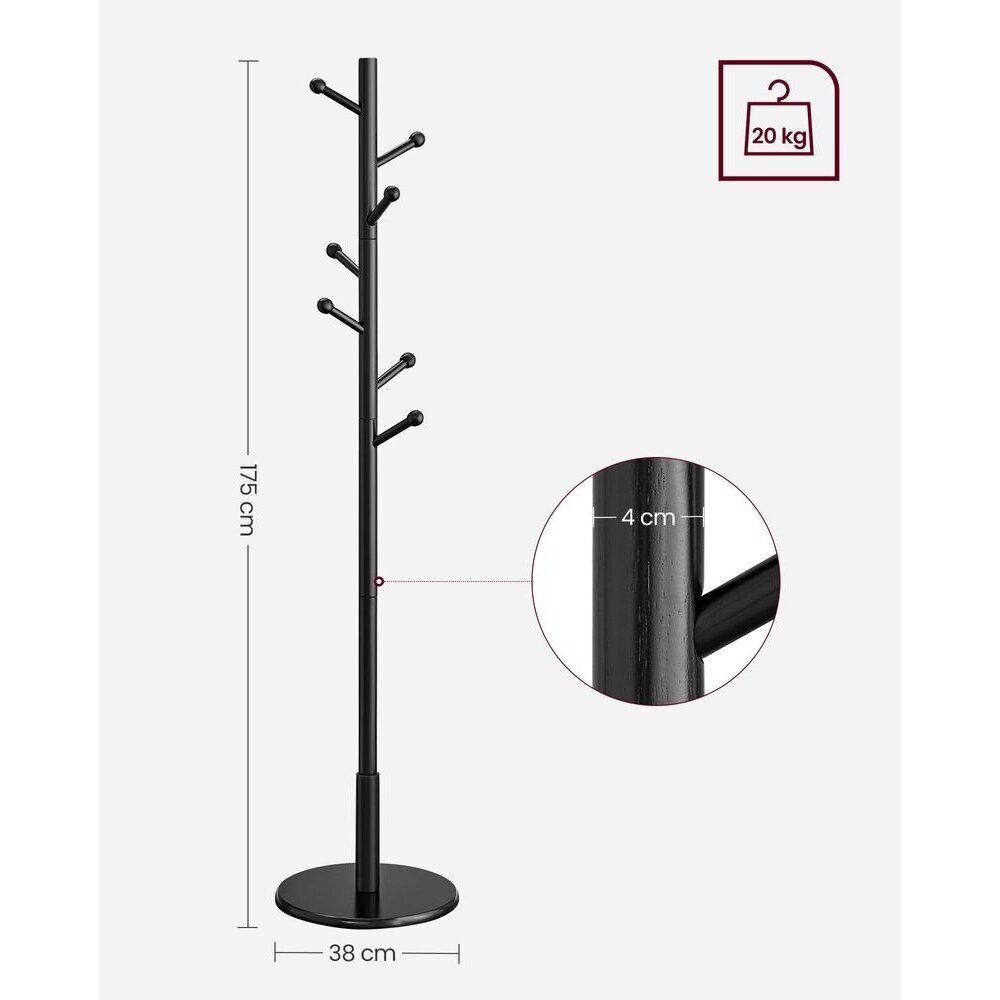 Pastatoma medinė drabužių kabykla 8