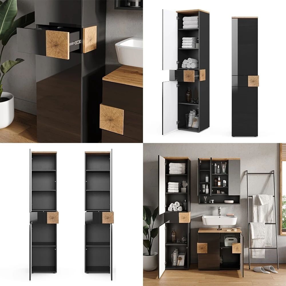 Pastatoma aukšta dvidurė spintelė EDEN 4 Pastatoma aukšta dvidurė spintelė EDEN 4