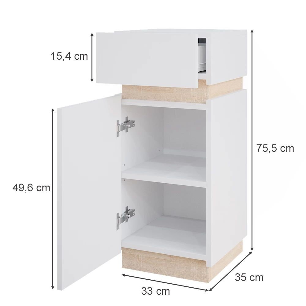 Pastatoma spintelė su durelėmis ir stalčiumi GLORIA 4