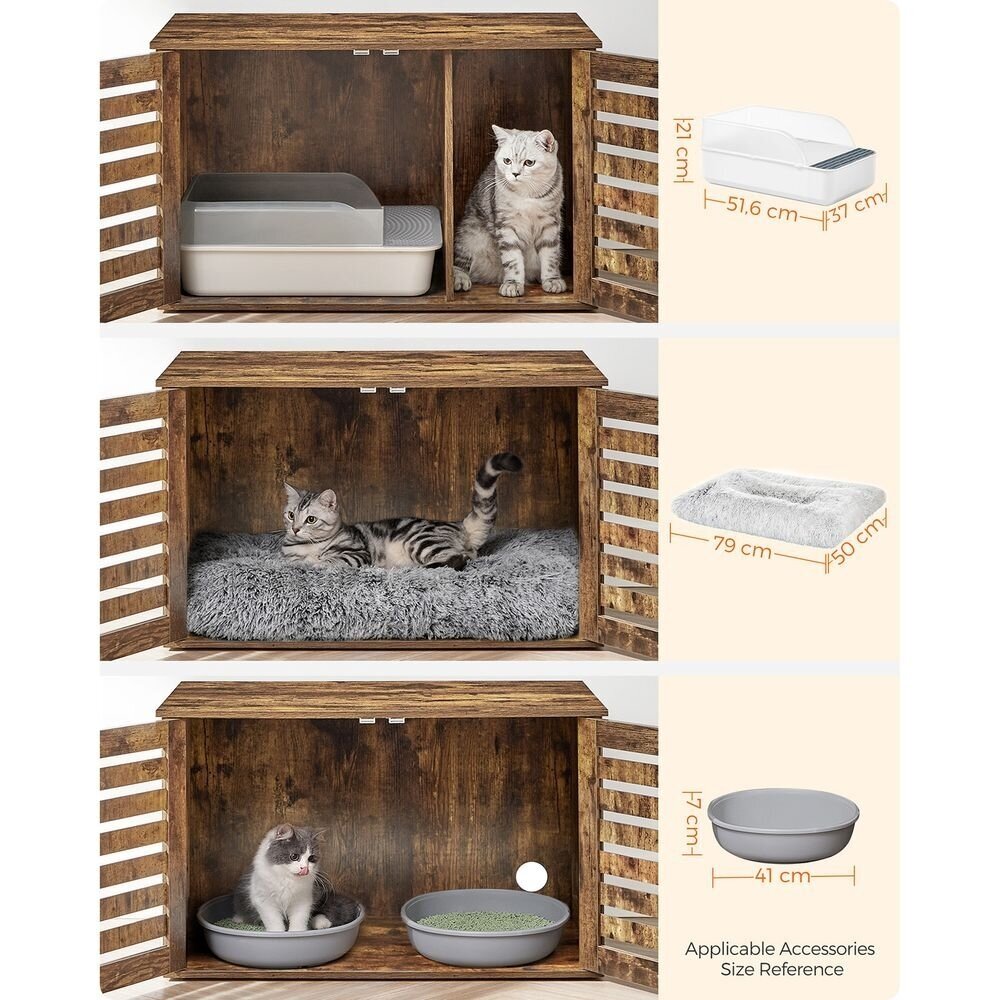 Pastatoma spintelė su katino guoliu/tualetu 4 Pastatoma spintelė su katino guoliu/tualetu 4