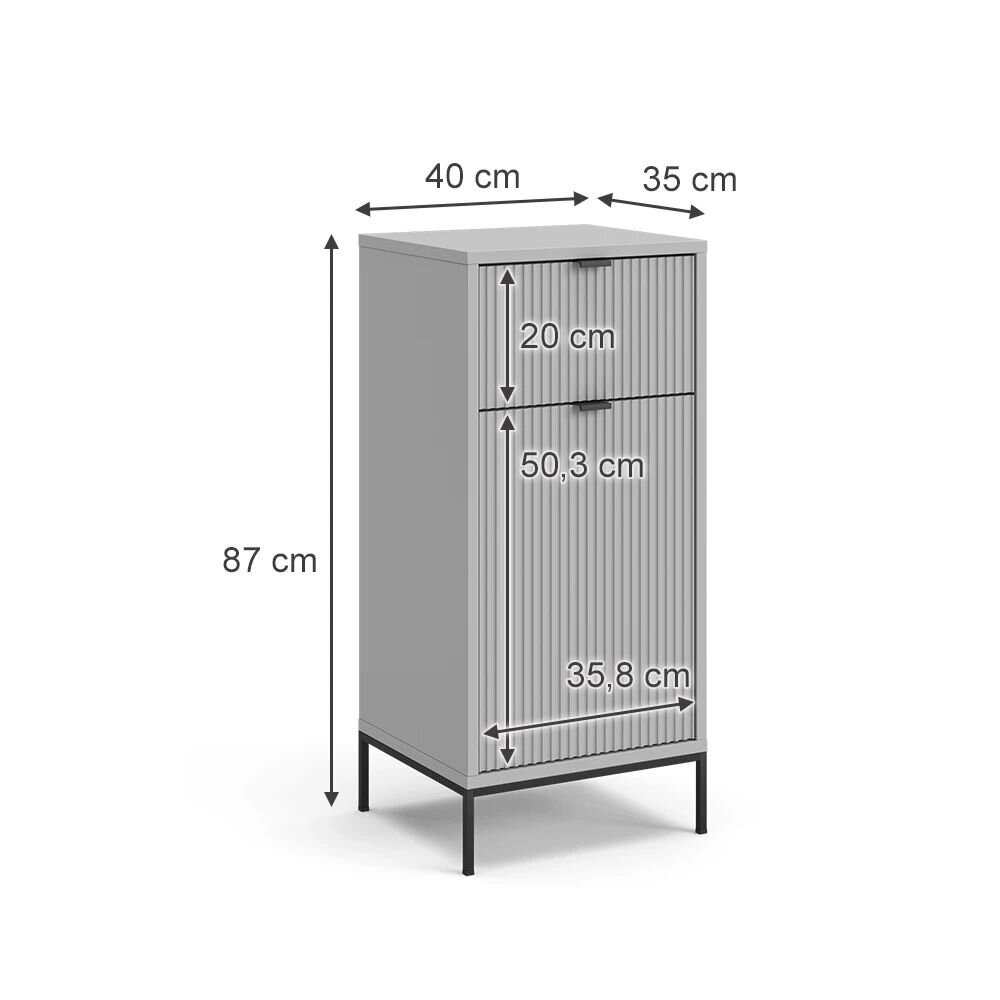 Pastatoma spintelė su stalčiumi ir durelėmis ELIZA 6 Pastatoma spintelė su stalčiumi ir durelėmis ELIZA 6
