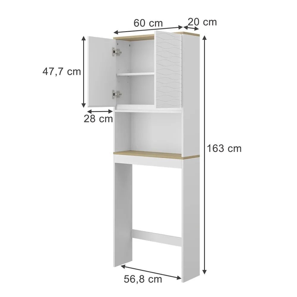 Pastatoma spintelė virš klozeto LIVIA 7