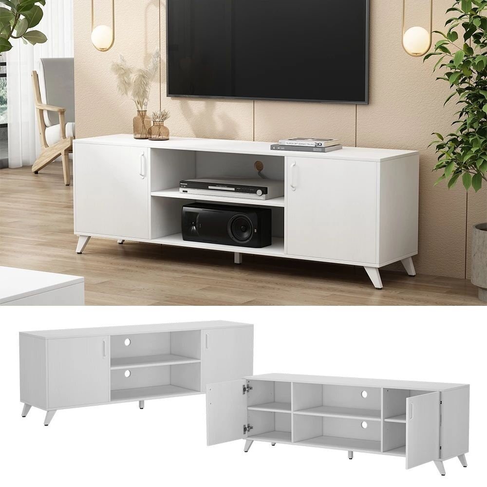 Pastatoma TV spintelė su lentynomis MACEIO 3