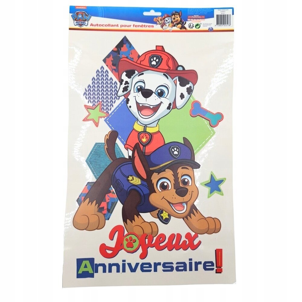 PAW PATROL lipdukas su personažais