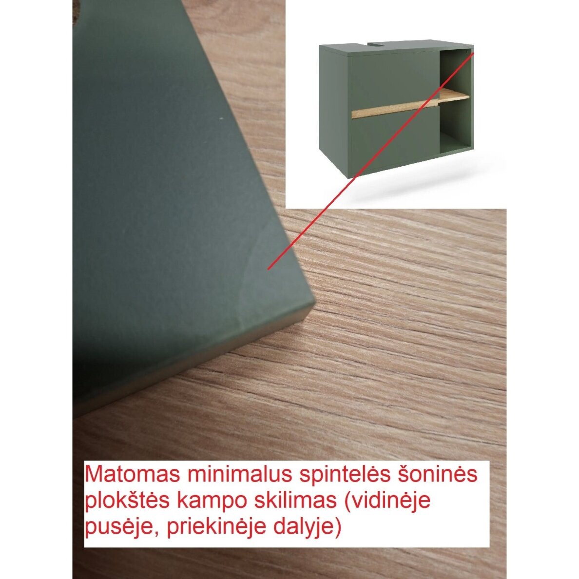 Pakabinama praustuvo spintelė VIOLA (Transportavimo defektas) 10