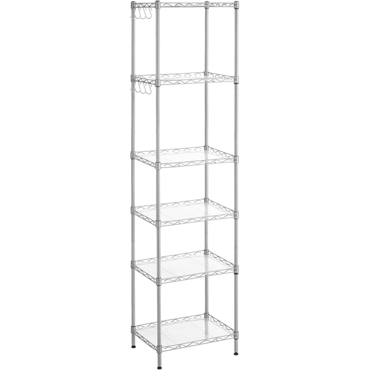 Pastatoma metalinė 6 pakopų lentyna