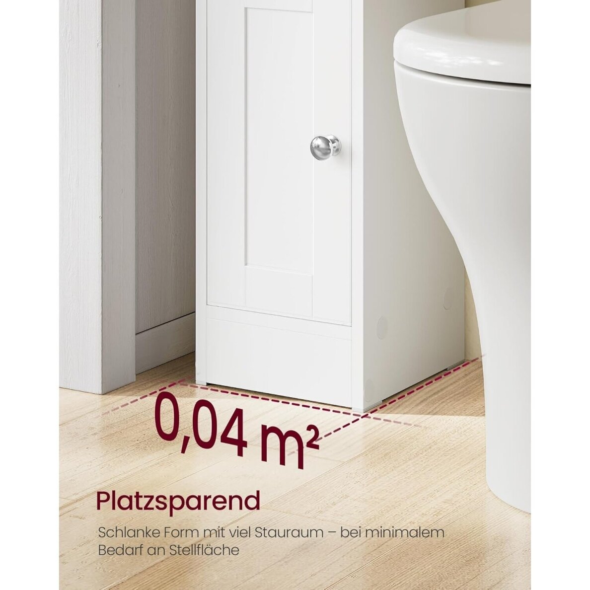 Pastatoma siaura spintelė su durelėmis 2