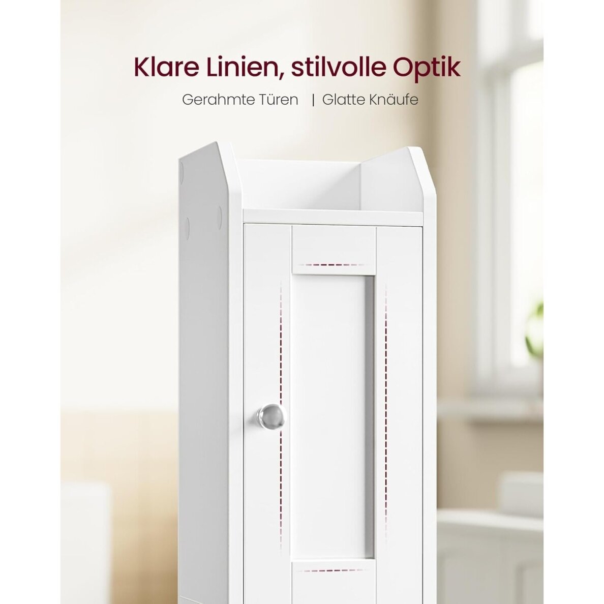 Pastatoma siaura spintelė su durelėmis 3