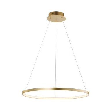 JUST LIGHT. pakabinamas auksinis LED šviestuvas, Ø 60 cm, 29 W