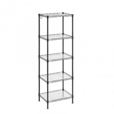 Pastatoma metalinė 5 pakopų lentyna