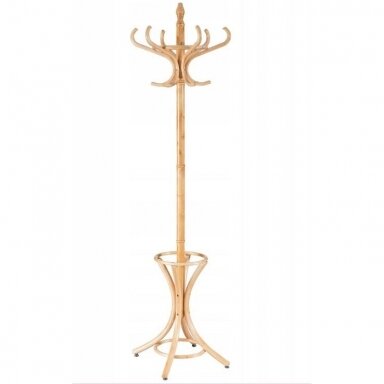 Pastatoma medinė drabužių kabykla